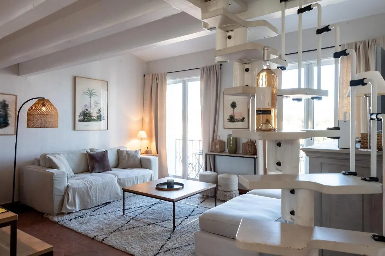 Bright Nest With Balcony And View On The Port Apartment Grimaud